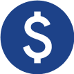 Dollar sign icon