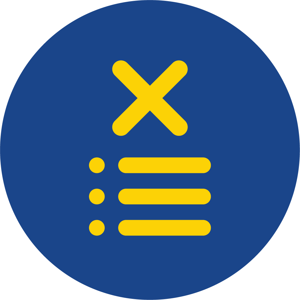 Key exclusion criteria icon Key exclusion criteria icon